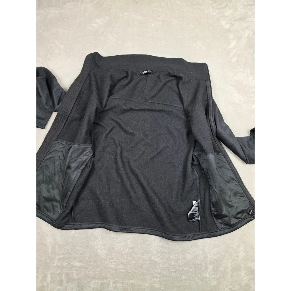 The North Face Hybrid Full Zip Jacket Mens M Black NF0A3LH6 Fleece Outdoor